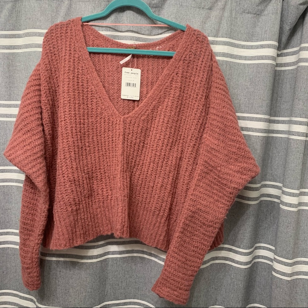 Free people oversize alpaca sweater
